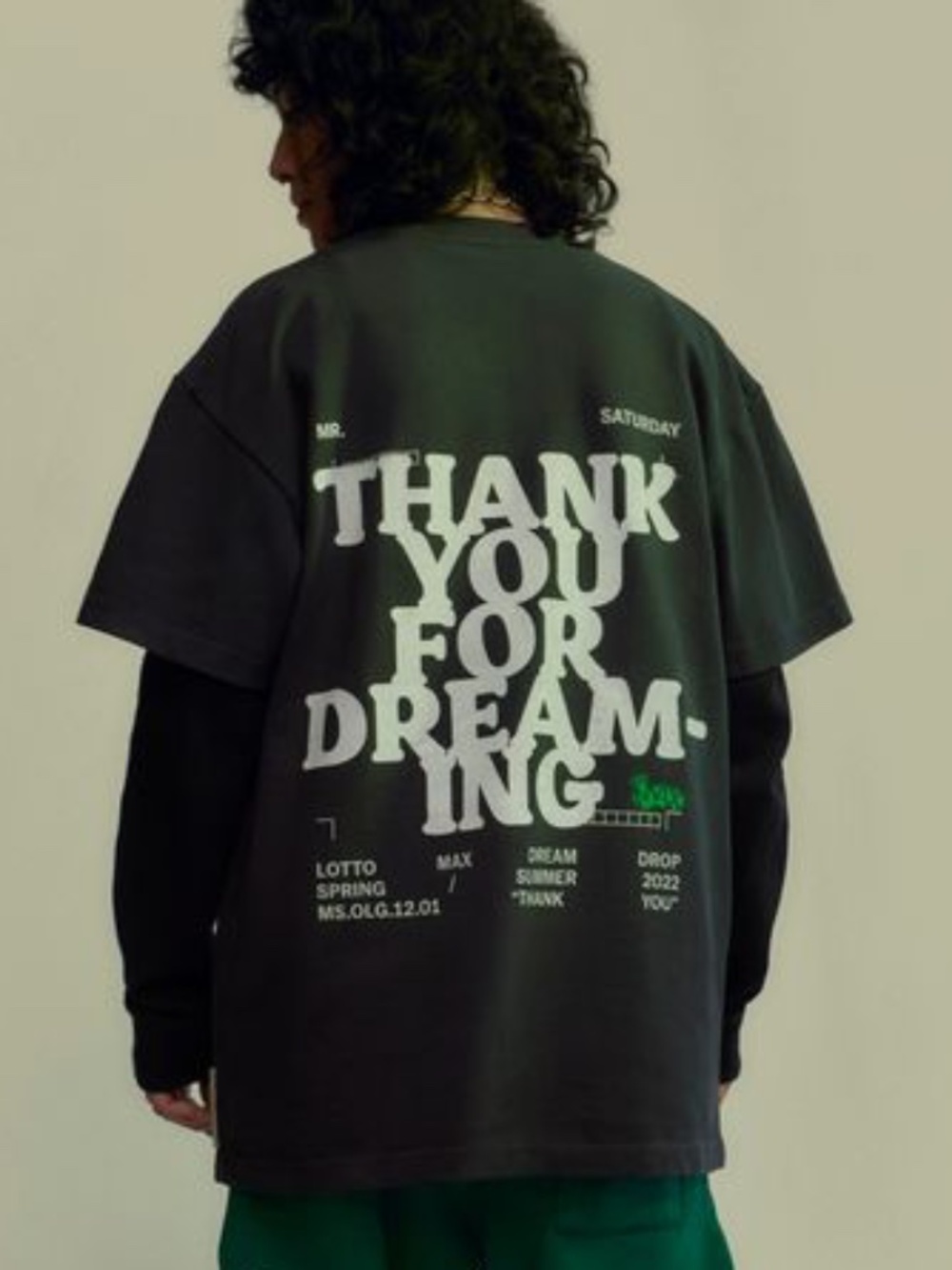 Mr. Saturday x Lotto Max Dream Drop T-Shirt Black
